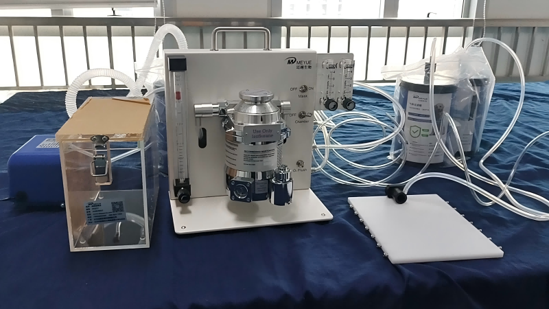 湖南省职业病研究院-桌面式小动物麻醉机(扩展双通道)安装完成